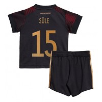 Fotballdrakt Barn Tyskland Niklas Sule #15 Bortedraktsett VM 2022 Kortermet (+ Korte bukser)